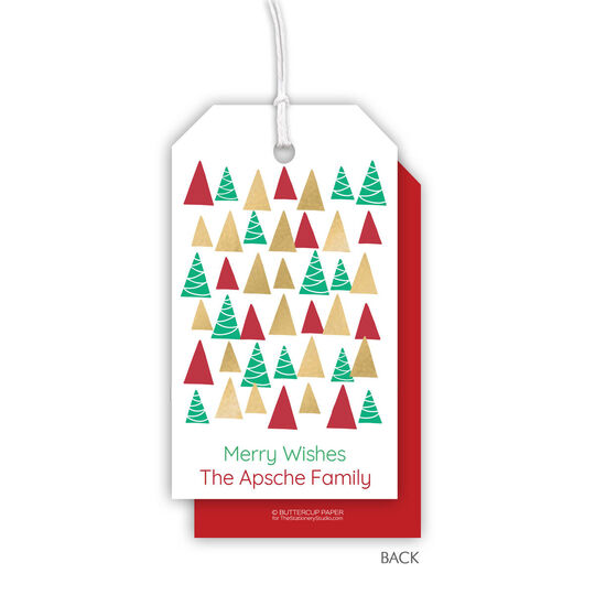 Modern Tree Gift Tags